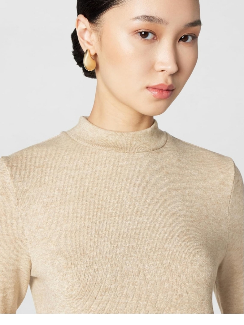 NWT Vince Cozy Mock Neck Top, XL